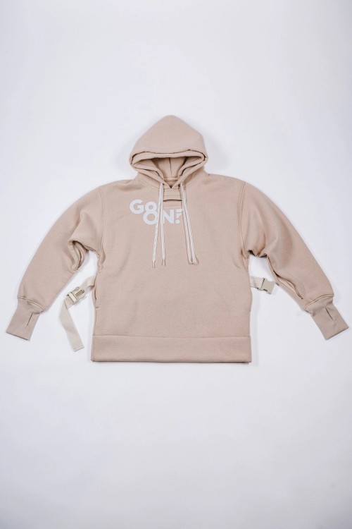 Beige Hoodie NUTTY LATTE