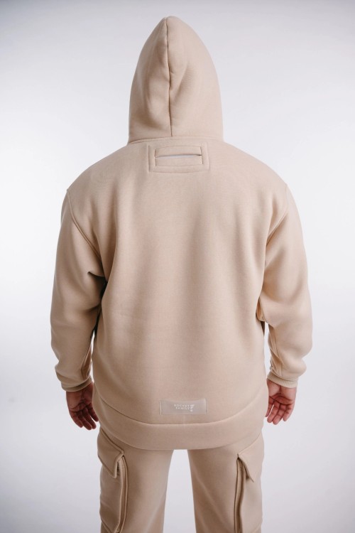 Beige Hoodie NUTTY LATTE