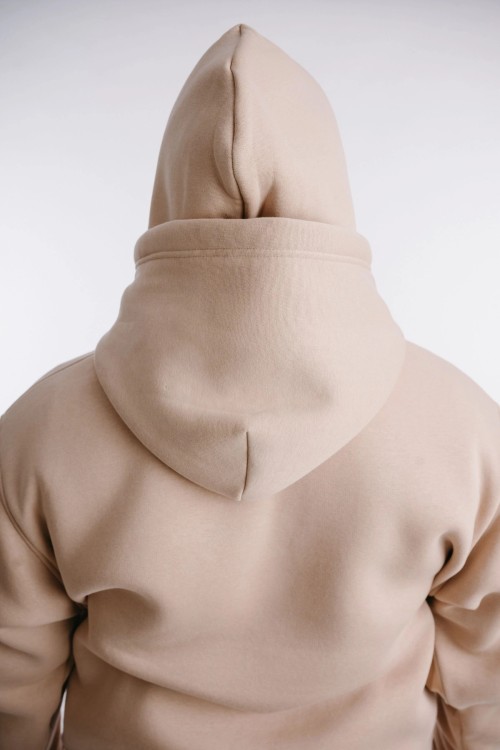 Beige Hoodie NUTTY LATTE