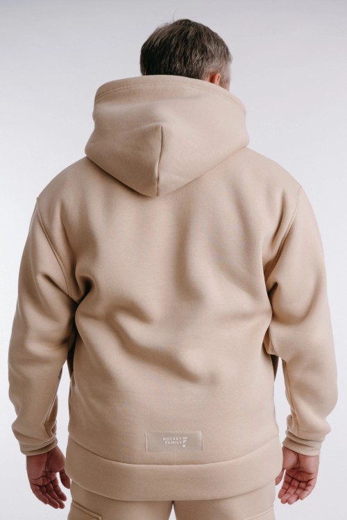 Beige Hoodie NUTTY LATTE