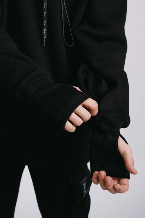 Black Hoodie DEEP SECRET